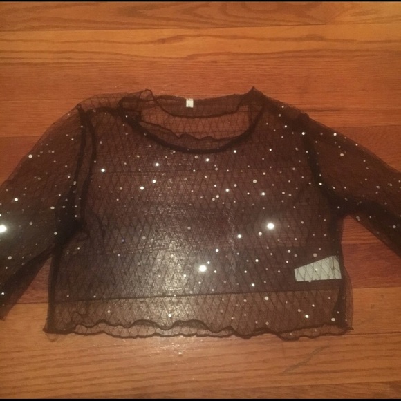 Mesh Sparkle Top - Picture 5 of 5